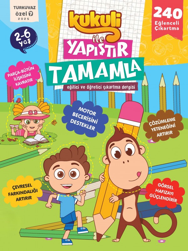 KUKULİ İLE YAPIŞTIR TAMAMLA 7