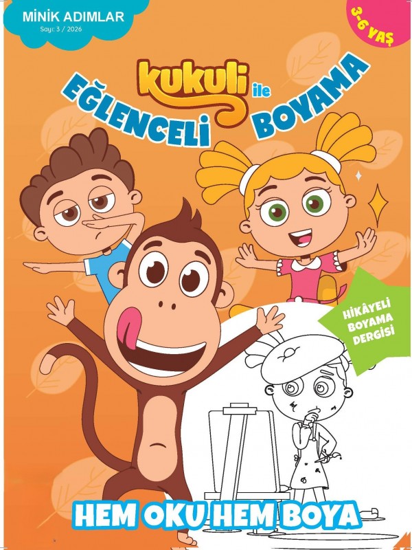KUKULİ İLE EĞLENCELİ BOYAMA SAYI 3