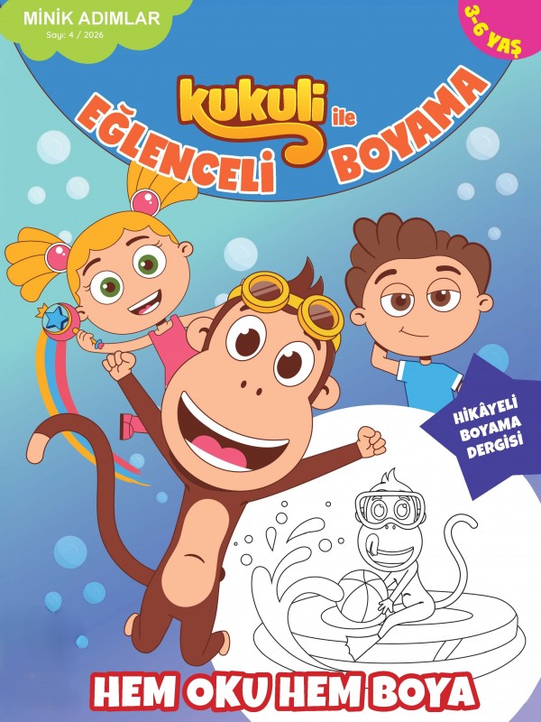 KUKULİ İLE EĞLENCELİ BOYAMA SAYI 4
