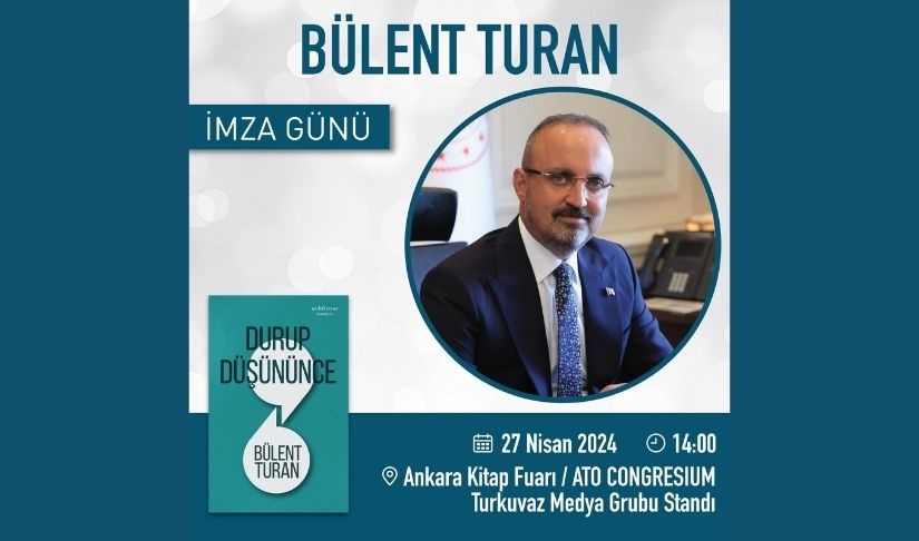Bülent Turan Ankara Kitap Fuarı'nda Okurlarıyla Buluşuyor...