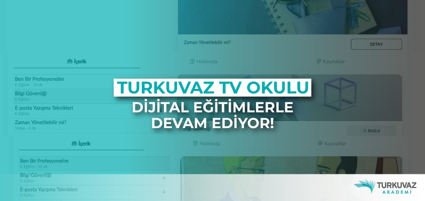 Turkuvaz TV Okulu Dijital Eğitimlerle Devam Ediyor!
