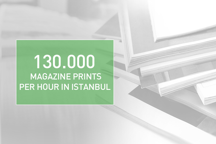 130k Magazine Prints Per Hour