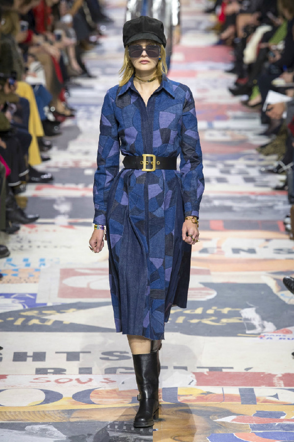 christian dior denim dress