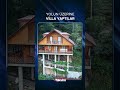 Rize’de bir vatandaş, yamaç arazisinden geçen yol üzerine villa inşa etti.